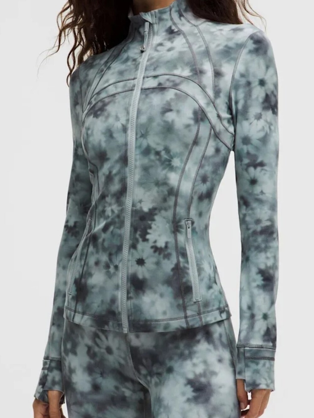 Lululemon Define Jacket *NuluMeadow Haze Grey Multi Size 6